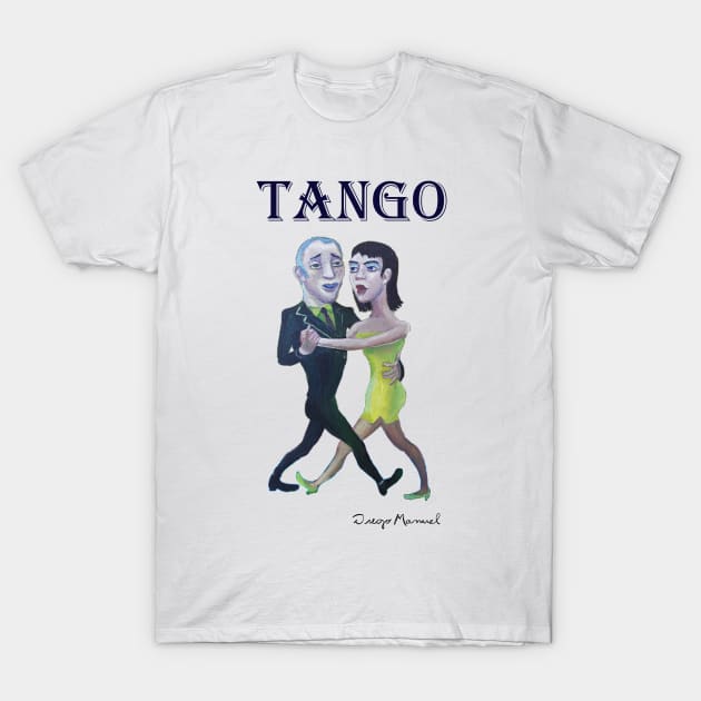 Tango dancers T-Shirt by diegomanuel